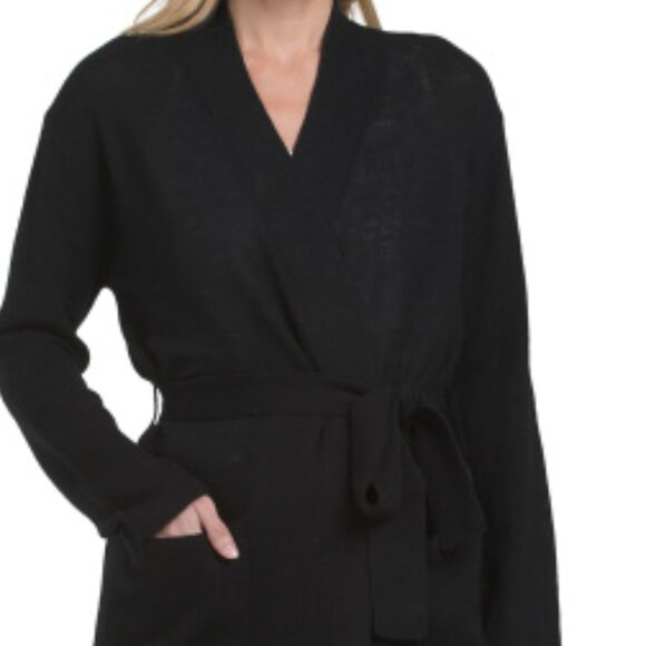 ASPEN Cashmere Long Robe - Picture 3 of 4